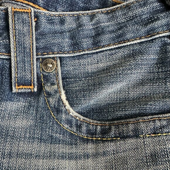 True Religion Kingston 100% Cotton Denim Womens Straight Leg Capri Button Fly 27 - Picture 16 of 16